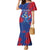 Custom Cape Verde Football Family Matching Mermaid Dress and Hawaiian Shirt One Team One Victory - Wonder Print Shop