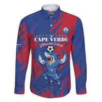 Custom Cape Verde Football Family Matching Off The Shoulder Long Sleeve Dress and Hawaiian Shirt One Team One Victory - Wonder Print Shop
