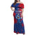 Custom Cape Verde Football Family Matching Off Shoulder Maxi Dress and Hawaiian Shirt One Team One Victory - Wonder Print Shop