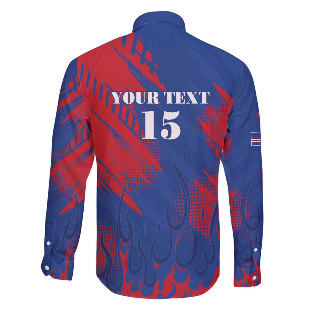 Custom Cape Verde Football Family Matching Off Shoulder Short Dress and Hawaiian Shirt One Team One Victory - Wonder Print Shop