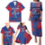 Custom Cape Verde Football Family Matching Puletasi and Hawaiian Shirt One Team One Victory - Wonder Print Shop