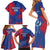 Custom Cape Verde Football Family Matching Short Sleeve Bodycon Dress and Hawaiian Shirt One Team One Victory - Wonder Print Shop