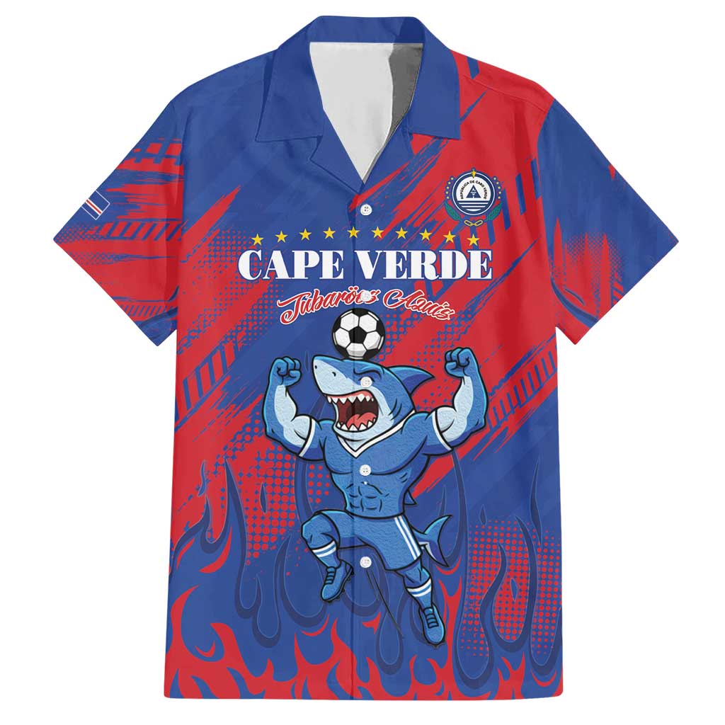 Custom Cape Verde Football Family Matching Short Sleeve Bodycon Dress and Hawaiian Shirt One Team One Victory - Wonder Print Shop