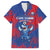 Custom Cape Verde Football Family Matching Short Sleeve Bodycon Dress and Hawaiian Shirt One Team One Victory - Wonder Print Shop