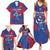 Custom Cape Verde Football Family Matching Summer Maxi Dress and Hawaiian Shirt One Team One Victory - Wonder Print Shop