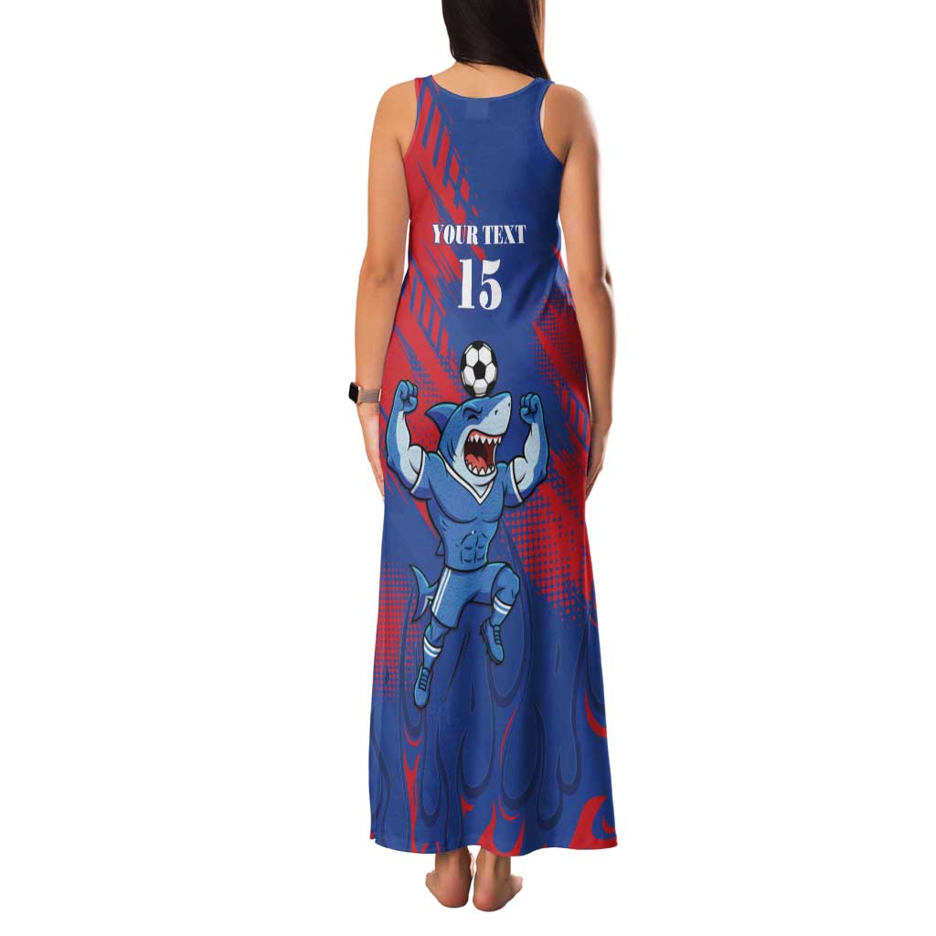 Custom Cape Verde Football Family Matching Tank Maxi Dress and Hawaiian Shirt One Team One Victory - Wonder Print Shop