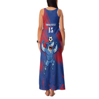 Custom Cape Verde Football Family Matching Tank Maxi Dress and Hawaiian Shirt One Team One Victory - Wonder Print Shop