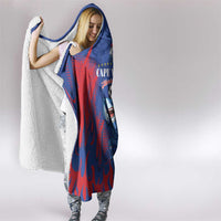 Cape Verde Football Hooded Blanket One Team One Victory - Wonder Print Shop