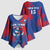 Custom Cape Verde Football Kimono Sleeve Blouse One Team One Victory - Wonder Print Shop