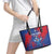 Cape Verde Football Leather Tote Bag One Team One Victory - Wonder Print Shop