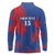 Custom Cape Verde Football Long Sleeve Polo Shirt One Team One Victory - Wonder Print Shop