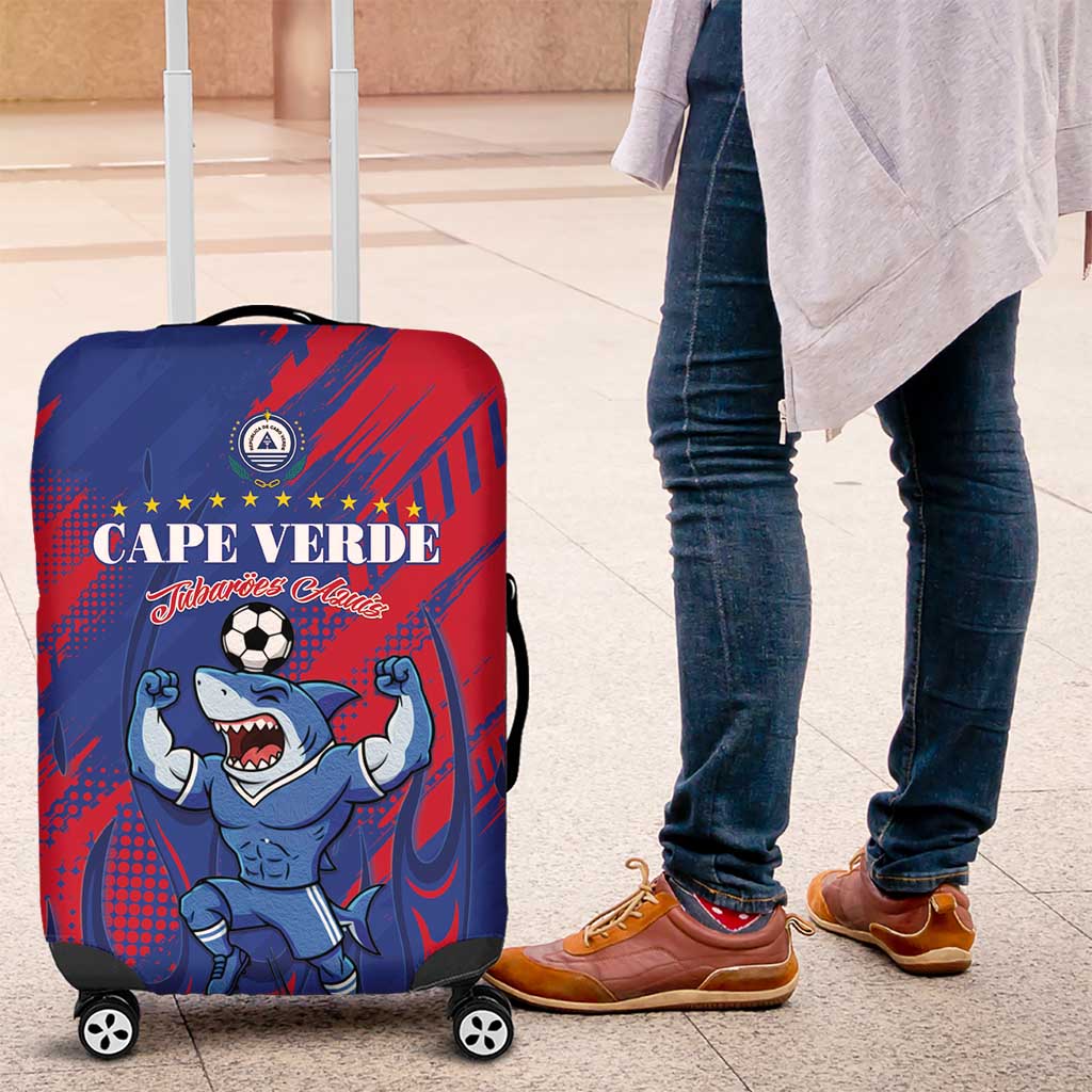 Cape Verde Football Luggage Cover One Team One Victory - Wonder Print Shop
