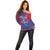 Custom Cape Verde Football Off Shoulder Sweater One Team One Victory - Wonder Print Shop