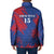 Custom Cape Verde Football Padded Jacket One Team One Victory - Wonder Print Shop