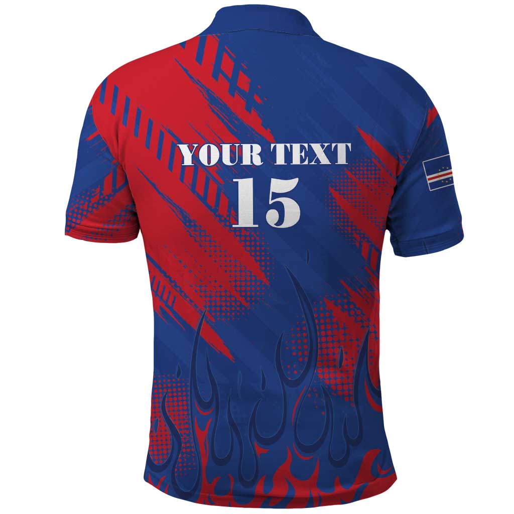Custom Cape Verde Football Polo Shirt One Team One Victory - Wonder Print Shop