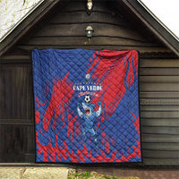 Cape Verde Football Quilt One Team One Victory - Wonder Print Shop