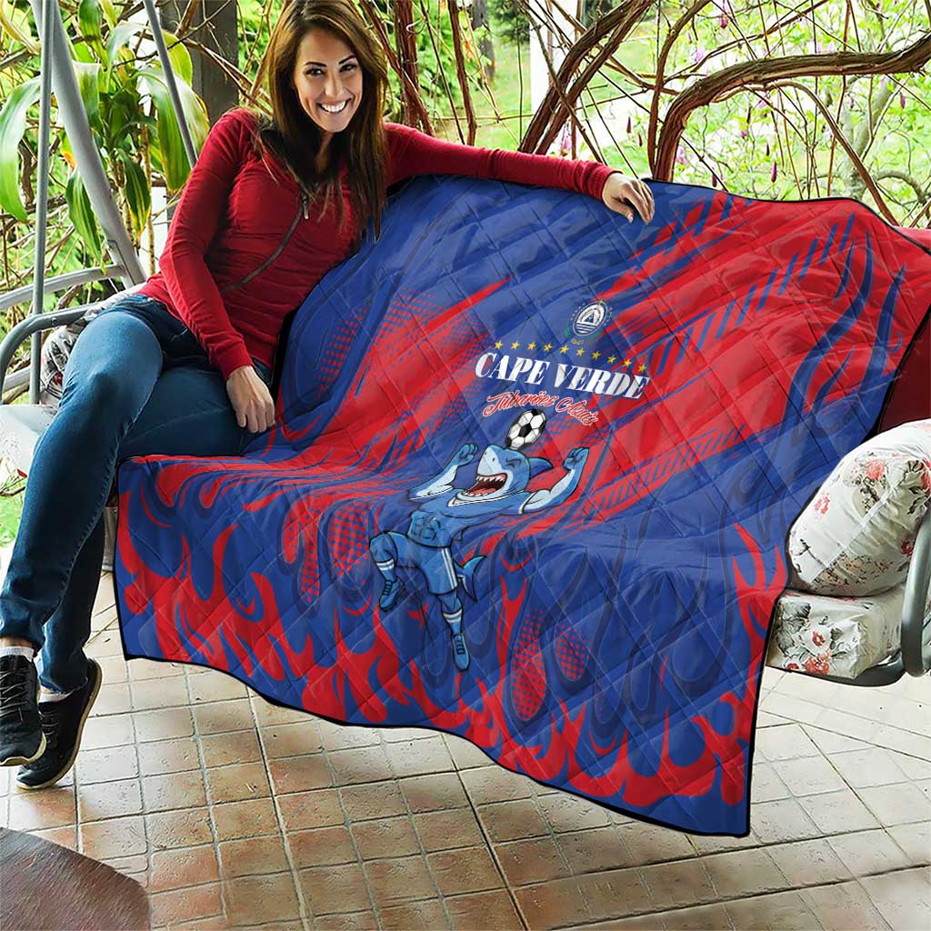 Cape Verde Football Quilt One Team One Victory - Wonder Print Shop