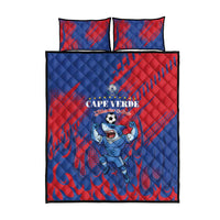 Cape Verde Football Quilt Bed Set One Team One Victory - Wonder Print Shop