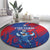 Cape Verde Football Round Carpet One Team One Victory - Wonder Print Shop