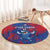 Cape Verde Football Round Carpet One Team One Victory - Wonder Print Shop