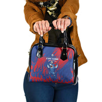 Cape Verde Football Shoulder Handbag One Team One Victory - Wonder Print Shop