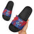 Cape Verde Football Slide Sandals One Team One Victory - Wonder Print Shop