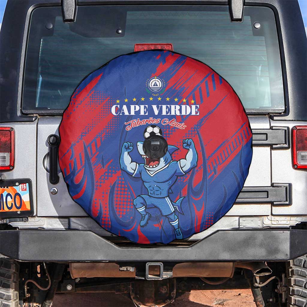 Cape Verde Football Spare Tire Cover One Team One Victory - Wonder Print Shop
