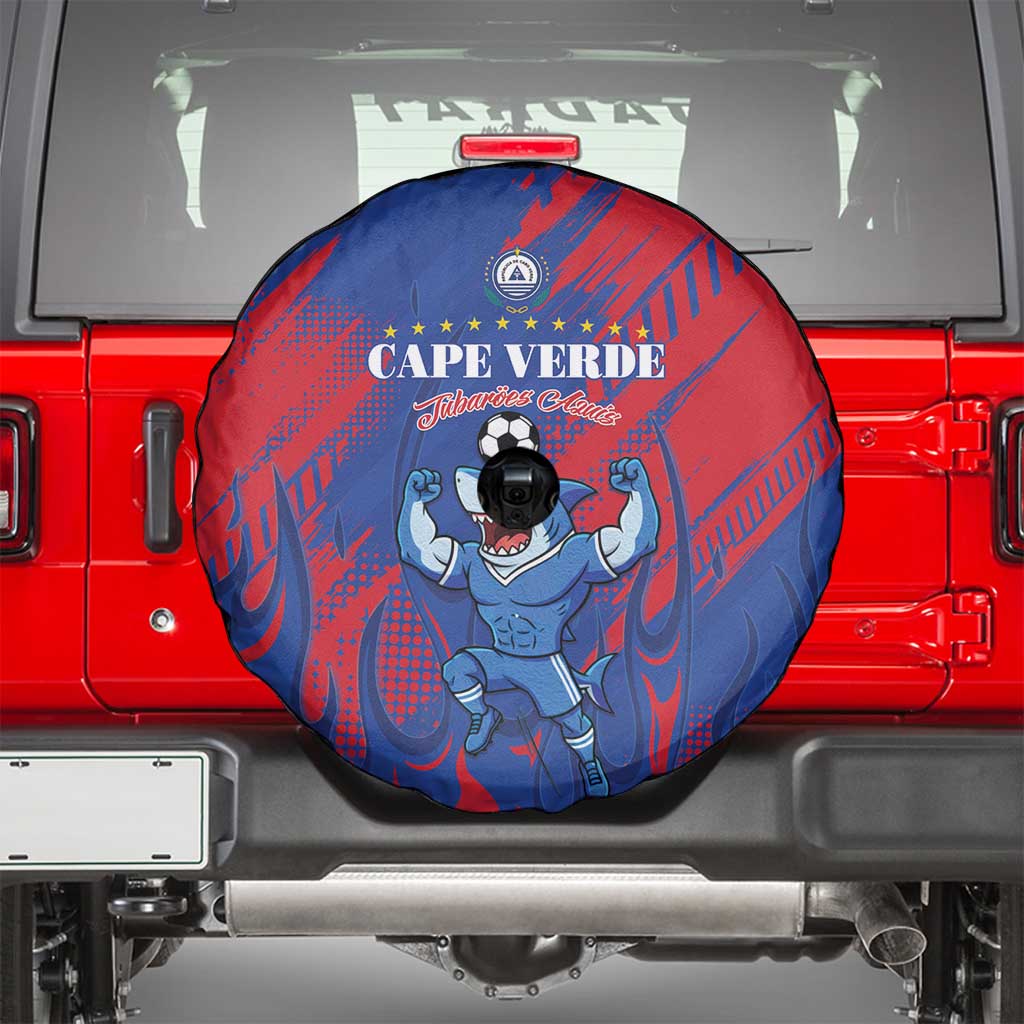 Cape Verde Football Spare Tire Cover One Team One Victory - Wonder Print Shop