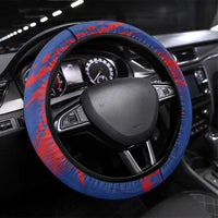 Cape Verde Football Steering Wheel Cover One Team One Victory - Wonder Print Shop