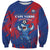Custom Cape Verde Football Sweatshirt One Team One Victory - Wonder Print Shop