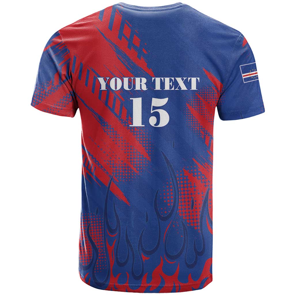 Custom Cape Verde Football T Shirt One Team One Victory - Wonder Print Shop