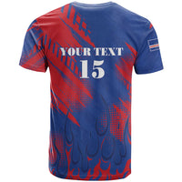 Custom Cape Verde Football T Shirt One Team One Victory - Wonder Print Shop