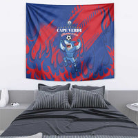 Cape Verde Football Tapestry One Team One Victory - Wonder Print Shop