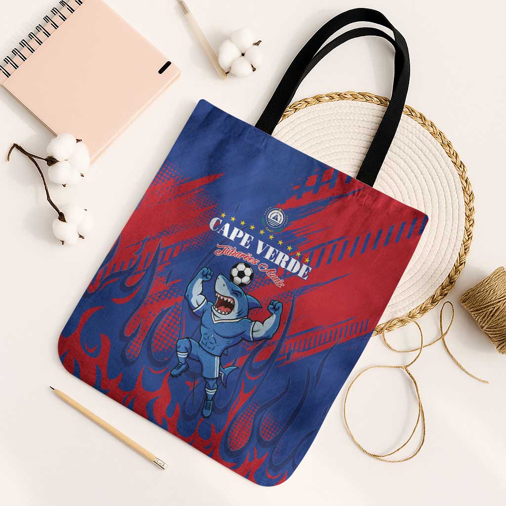 Cape Verde Football Tote Bag One Team One Victory - Wonder Print Shop
