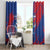 Cape Verde Football Window Curtain One Team One Victory - Wonder Print Shop