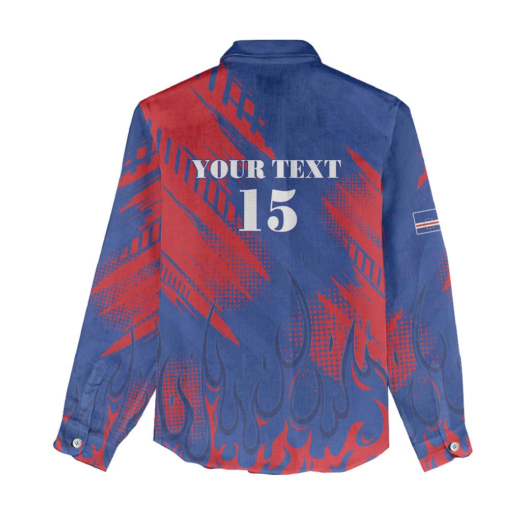 Custom Cape Verde Football Women Casual Shirt One Team One Victory - Wonder Print Shop