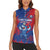Custom Cape Verde Football Women Sleeveless Polo Shirt One Team One Victory - Wonder Print Shop