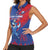 Custom Cape Verde Football Women Sleeveless Polo Shirt One Team One Victory - Wonder Print Shop