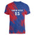 Custom Cape Verde Football Women V-Neck T-Shirt One Team One Victory - Wonder Print Shop
