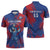 Custom Cape Verde Football Zipper Polo Shirt One Team One Victory - Wonder Print Shop