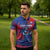 Custom Cape Verde Football Zipper Polo Shirt One Team One Victory - Wonder Print Shop