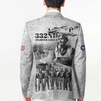 Red Tails Aviators Blazer WWII Heroes Tribute Retro Style - Wonder Print Shop