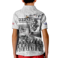 Red Tails Aviators Kid Polo Shirt WWII Heroes Tribute Retro Style - Wonder Print Shop