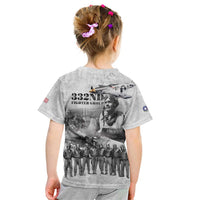 Red Tails Aviators Kid T Shirt WWII Heroes Tribute Retro Style - Wonder Print Shop