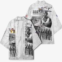 Red Tails Aviators Kimono WWII Heroes Tribute Retro Style - Wonder Print Shop