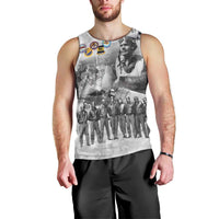Red Tails Aviators Men Tank Top WWII Heroes Tribute Retro Style - Wonder Print Shop