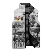 Red Tails Aviators Sleeveless Puffer Jacket WWII Heroes Tribute Retro Style - Wonder Print Shop