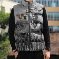 Red Tails Aviators Sleeveless Puffer Jacket WWII Heroes Tribute Retro Style - Wonder Print Shop