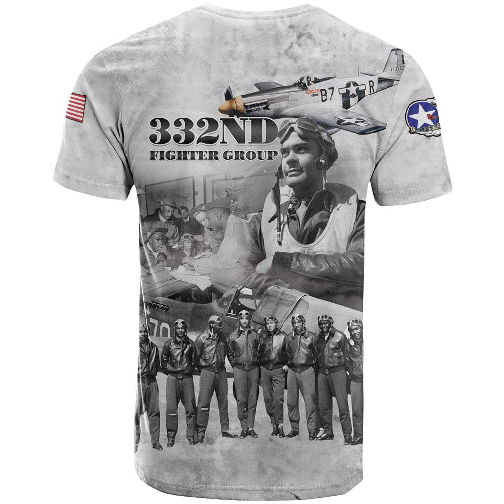Red Tails Aviators T Shirt WWII Heroes Tribute Retro Style - Wonder Print Shop