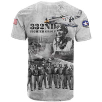 Red Tails Aviators T Shirt WWII Heroes Tribute Retro Style - Wonder Print Shop